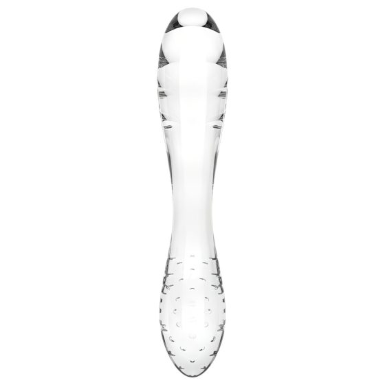 Satisfyer Dazzling Crystal - Double-Ended Glass Dildo (Clear)