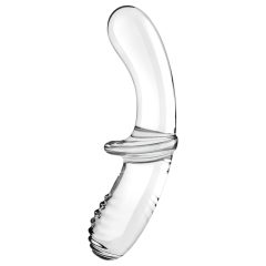 Satisfyer Double Crystal - Clear Glass Dildo with Two Ends