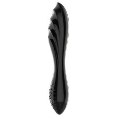   Satisfyer Dazzling Crystal 1 - Double-ended Glass Dildo (Black)