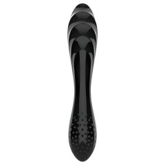   Satisfyer Dazzling Crystal 1 - Double-ended Glass Dildo (Black)