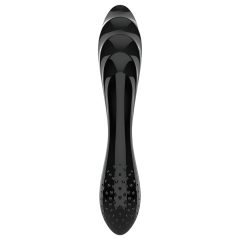   Satisfyer Dazzling Crystal 1 - Double-Ended Glass Dildo (Black)