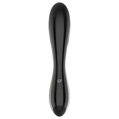   Satisfyer Dazzling Crystal 1 - Double-ended Glass Dildo (Black)