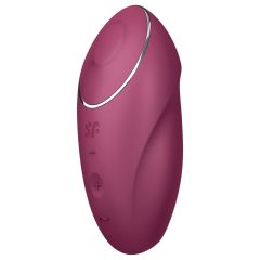   Satisfyer Tap & Climax 1 - 2-in-1 Vibrator and Clitoral Stimulator (Red)