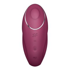   Satisfyer Tap & Climax 1 - 2-in-1 Vibrator and Clitoral Stimulator (Red)