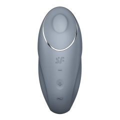   Satisfyer Tap & Climax 1 - 2-in-1 Vibrator and Clitoral Stimulator (Grey)