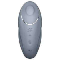   Satisfyer Tap & Climax 1 - 2-in-1 Vibrator and Clitoral Stimulator (Gray)