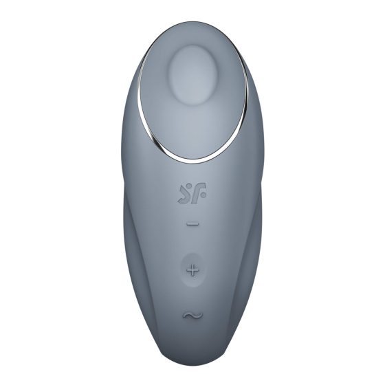 Satisfyer Tap & Climax 1 - 2-in-1 Vibrator and Clitoral Stimulator (Grey)