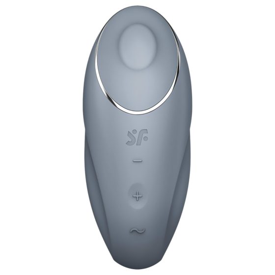 Satisfyer Tap & Climax 1 - 2in1 Vibrator and Clitoral Stimulator (Grey)