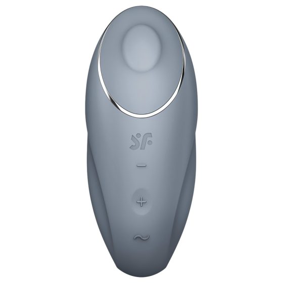 Satisfyer Tap & Climax 1 - 2-in-1 Vibrator and Clitoral Stimulator (Gray)