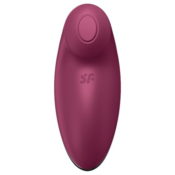 Satisfyer Tap & Climax 2 - 2-in-1 Clitoral Stimulator & Vibrator (Red)