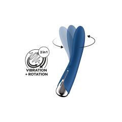   Satisfyer Spinning Vibe 1 - Rotating head G-spot vibrator (blue)