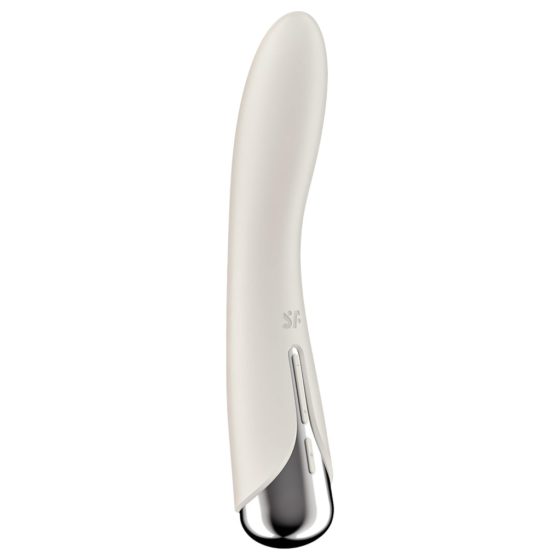 Satisfyer Spinning Vibe 1 - Rotating Head G-spot Vibrator (Beige)