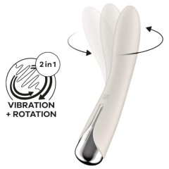   Satisfyer Spinning Vibe 1 - Rotating Head G-spot Vibrator (Beige)