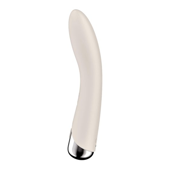 Satisfyer Spinning Vibe 1 - Rotating Head G-spot Vibrator (Beige)