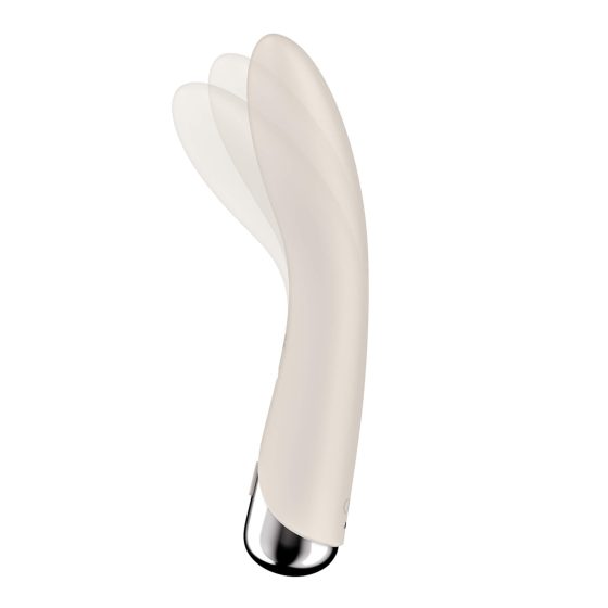 Satisfyer Spinning Vibe 1 - Rotating Head G-spot Vibrator (Beige)