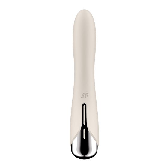 Satisfyer Spinning Vibe 1 - Rotating Head G-spot Vibrator (Beige)