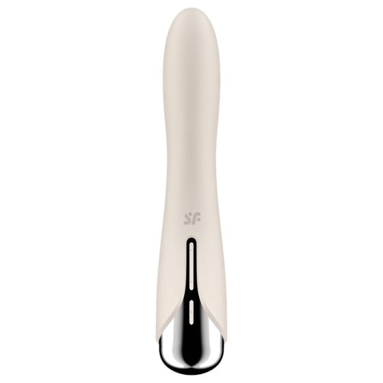 Satisfyer Spinning Vibe 1 - Rotating Head G-spot Vibrator (Beige)