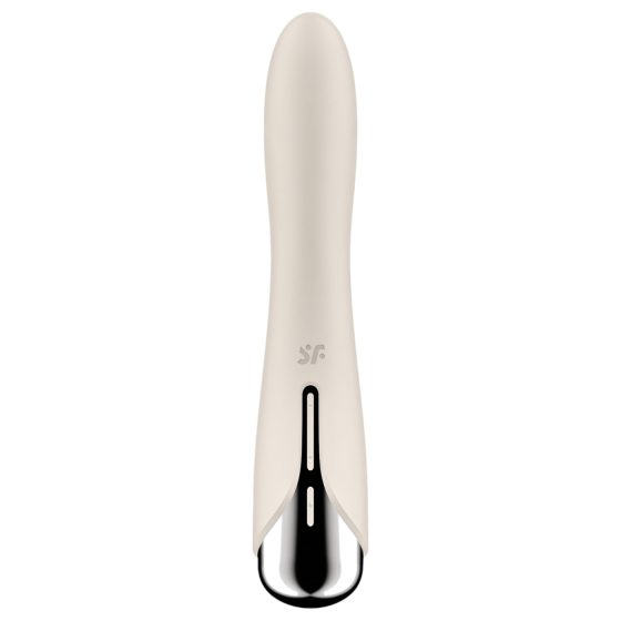 Satisfyer Spinning Vibe 1 - Rotating Head G-Spot Vibrator (Beige)