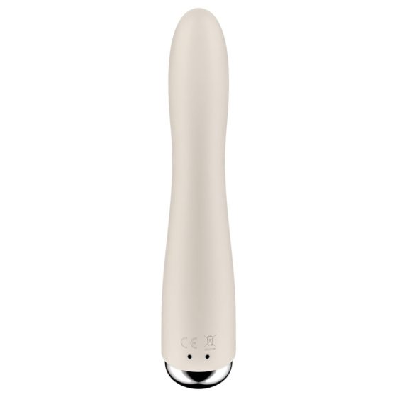 Satisfyer Spinning Vibe 1 - Rotating Head G-spot Vibrator (Beige)