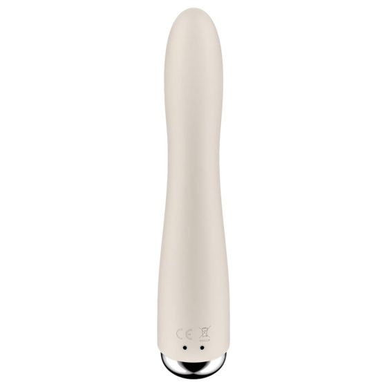 Satisfyer Spinning Vibe 1 - Rotating Head G-Spot Vibrator (Beige)