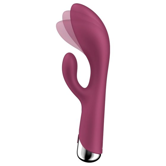 Satisfyer Spinning Rabbit 1 - rotating clitoral vibrator (red)