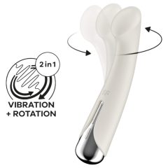   Satisfyer Spinning G-Spot 1 - Rotating G-Spot Vibrator (Beige)