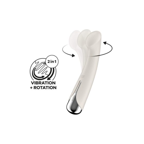 Satisfyer Spinning G-Spot 1 - Rotating G-Spot Vibrator (Beige)