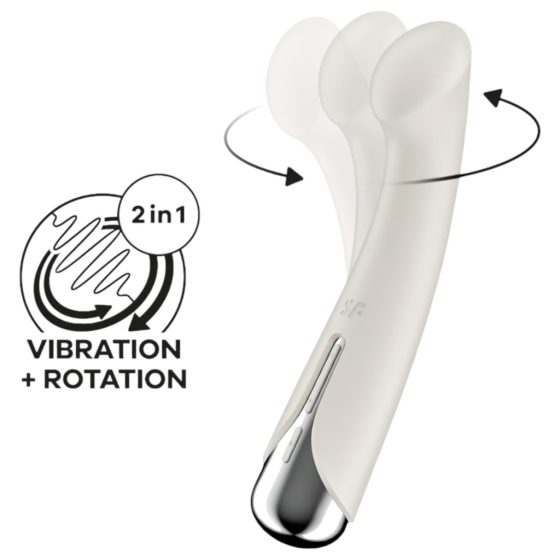 Satisfyer Spinning G-Spot 1 - Rotating G-Spot Vibrator (Beige)