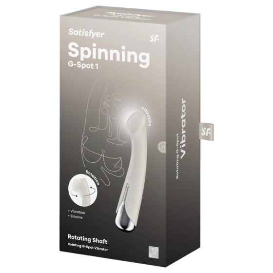 Satisfyer Spinning G-Spot 1 - Rotating G-Spot Vibrator (Beige)