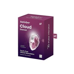   Satisfyer Cloud Dancer - Rechargeable Air Pulse Clitoral Stimulator (Pink-White)