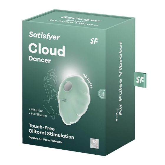 Satisfyer Cloud Dancer - Rechargeable Air-Pulse Clitoral Stimulator (Mint)