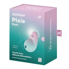   Satisfyer Pixie Dust - Rechargeable Air Pulse Clitoral Stimulator (Mint-Pink)