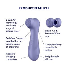   Satisfyer Pro 2 Gen3 - Smart Air Pulse Clitoral Stimulator (Purple)