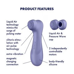   Satisfyer Pro 2 Gen3 - Rechargeable Air-Pulse Clitoral Stimulator (Purple)