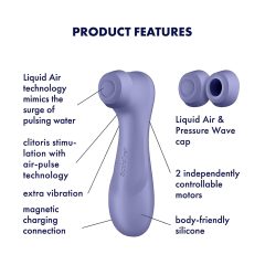   Satisfyer Pro 2 Gen3 - Rechargeable Air Pulse Clitoral Stimulator (Purple)