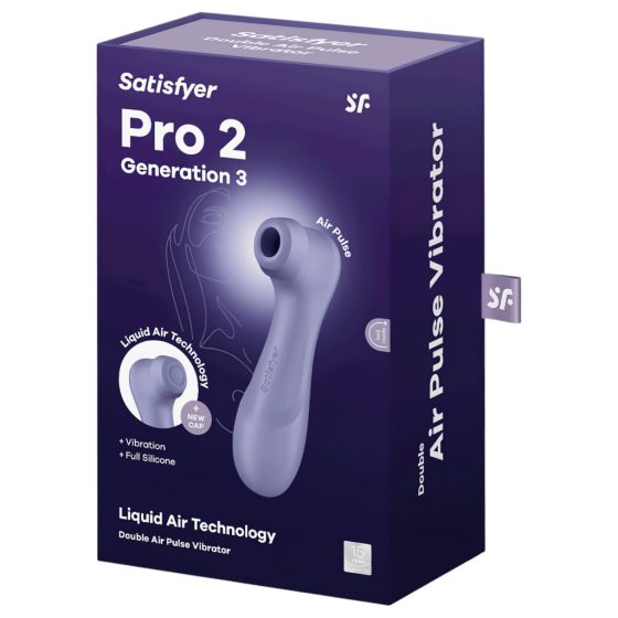 Satisfyer Pro 2 Gen3 - Rechargeable Air-Pulse Clitoral Stimulator (Purple)