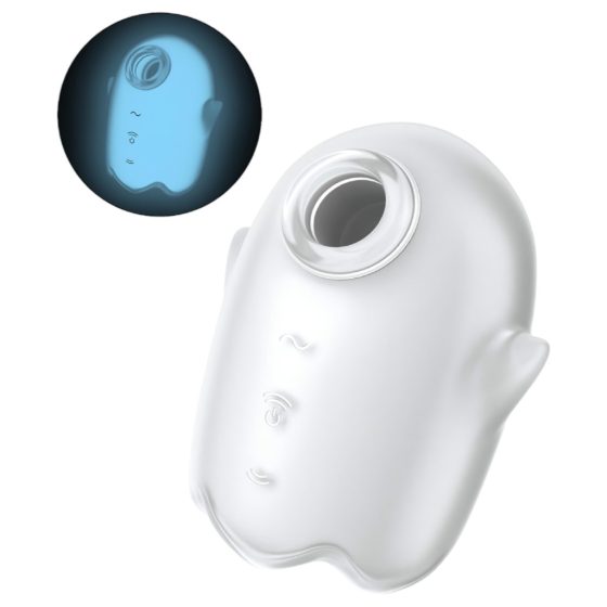 Satisfyer Glowing Ghost - Illuminated Air Pulse Clitoral Stimulator (White)