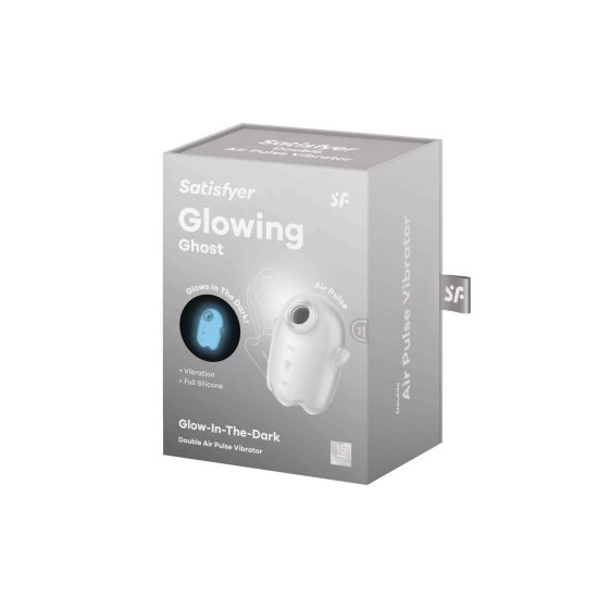 Satisfyer Glowing Ghost - Illuminated Air Pulse Clitoral Stimulator (White)