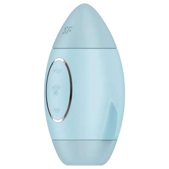 Satisfyer Mission Control - Rechargeable Air-Pulse Clitoral Stimulator (Blue)