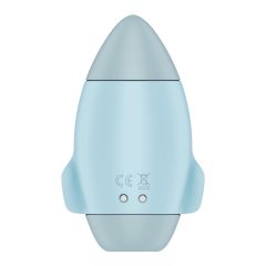   Satisfyer Mission Control - Rechargeable Air-Pulse Clitoral Stimulator (Blue)