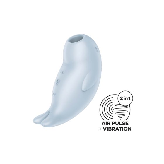 Satisfyer Seal You Soon - Rechargeable Air Pulse Clitoral Stimulator (Blue)