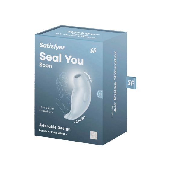 Satisfyer Seal You Soon - Rechargeable Air Pulse Clitoral Stimulator (Blue)