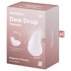   Satisfyer Dew Drop - rechargeable, waterproof clitoral vibrator (white)