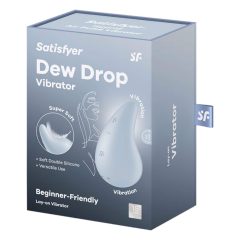   Satisfyer Dew Drop - Rechargeable, Waterproof Clitoral Vibrator (Blue)