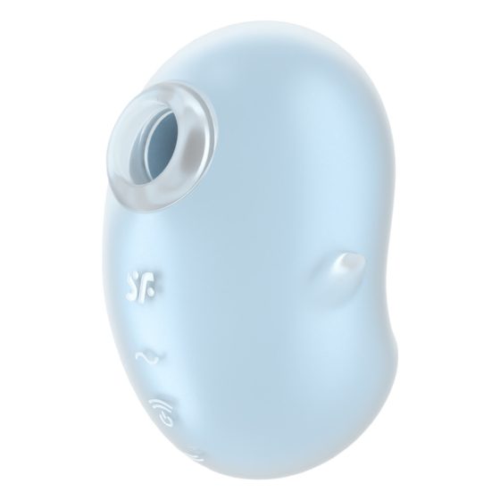 Satisfyer Cutie Ghost - Rechargeable Air Pulse Clitoral Stimulator (Blue)