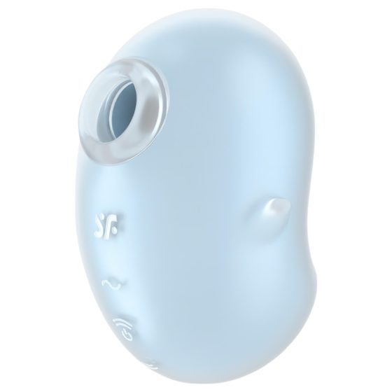 Satisfyer Cutie Ghost - Rechargeable Air Pulse Clitoral Stimulator (Blue)