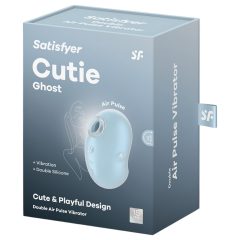   Satisfyer Cutie Ghost - Rechargeable Air Pulse Clitoral Stimulator (Blue)