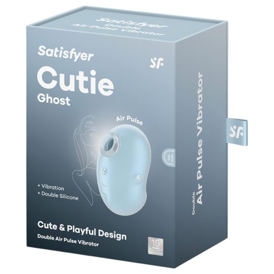 Satisfyer Cutie Ghost - rechargeable, air-pulse clitoral stimulator (blue)