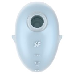   Satisfyer Cutie Ghost - Rechargeable Air Pulse Clitoral Stimulator (Blue)