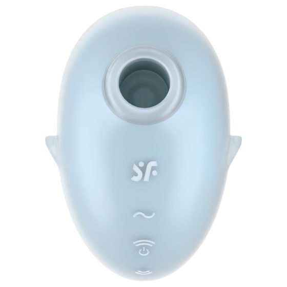 Satisfyer Cutie Ghost - Rechargeable Air Pulse Clitoral Stimulator (Blue)